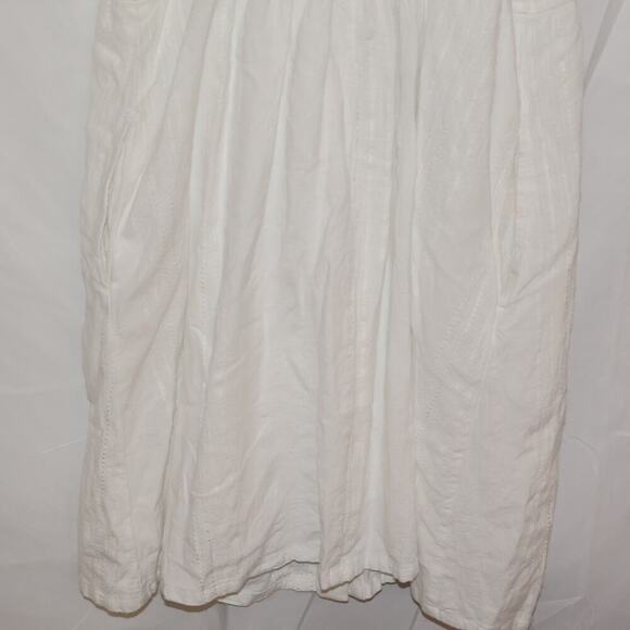 Universal Thread Simple White Cotton Sun Dress Size Large Button Up - Picture 16 of 16